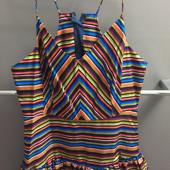 Tracy Reese / Anthropologie colorful silk  dress - Picture 2 of 7